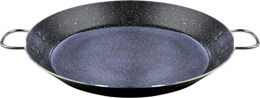 Paellapan Koekenpan Grote maaltijden bereiden Anti-aanbaklaag 42 cm Zwart