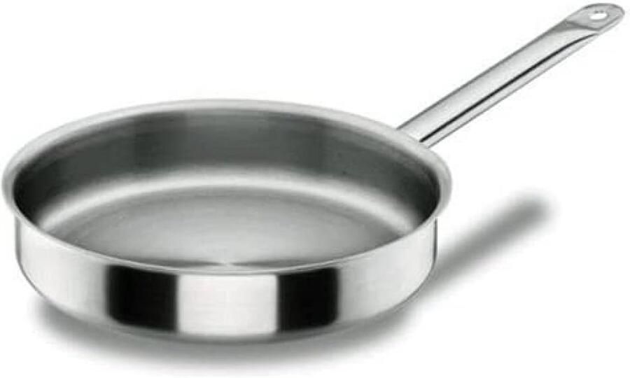 Paellapan Koekenpan Lekkere maaltijden Premium kwaliteit 24 cm Zilver