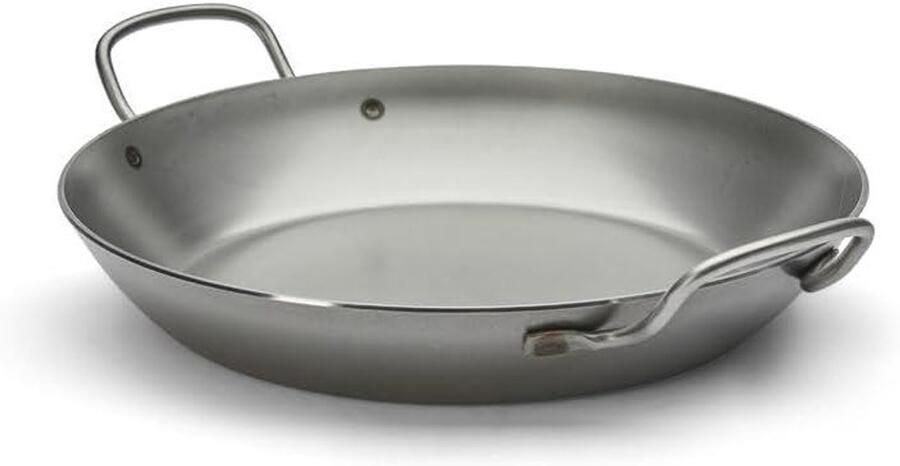 Paellapan Kookpan Koekenpan Paella Koken Snelle Vochtverdamping 32 cm Grijs