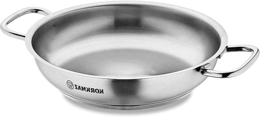 Paellapan met handgreep Koekenpan Grote maaltijden bereiden Ergonomisch handvat 40 cm Satijn