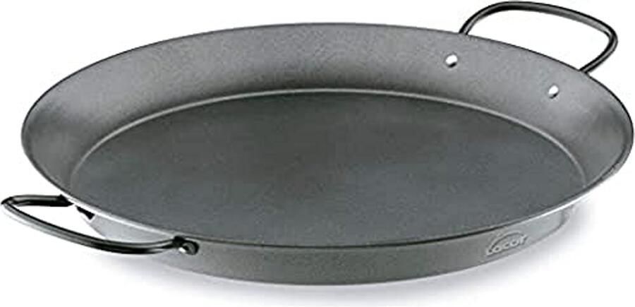 Paellapan Staal Kookpan Grote Maaltijden Antiaanbaklaag 50 cm Zwart