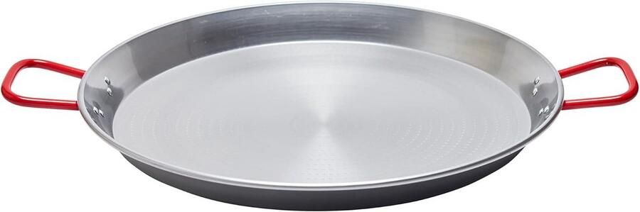 Paellapan Valenciana 55 cm Aluminium Paella Pan voor Grote Gezelschappen