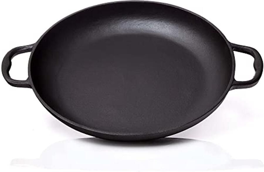 Paellapan van gietijzer 36 cm voor 6 personen Geschikt voor grill inductie en fornuis
