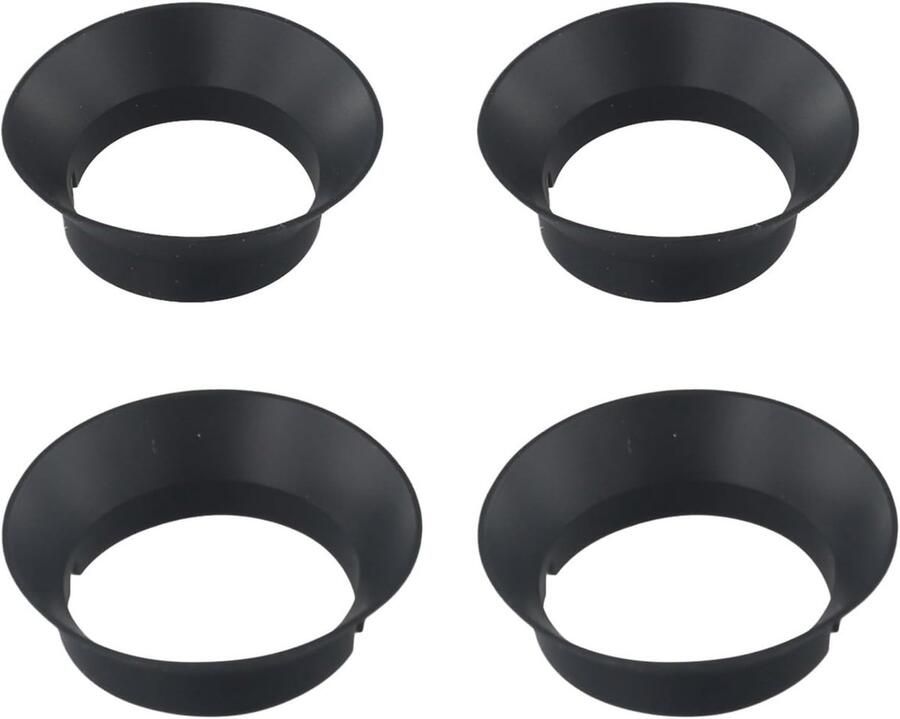 Pakking Vervangende Set Koffiemolen Onderdelen Optimale Slijpervaring 4 Stuks Siliconen 62x43 mm Zwart