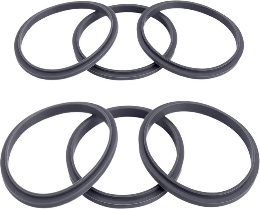 Pakking Vervanging Set Blender Onderdelen Apparaat Reparatie 6 Stuks Duurzaam 10 cm Buitendiameter Grijs