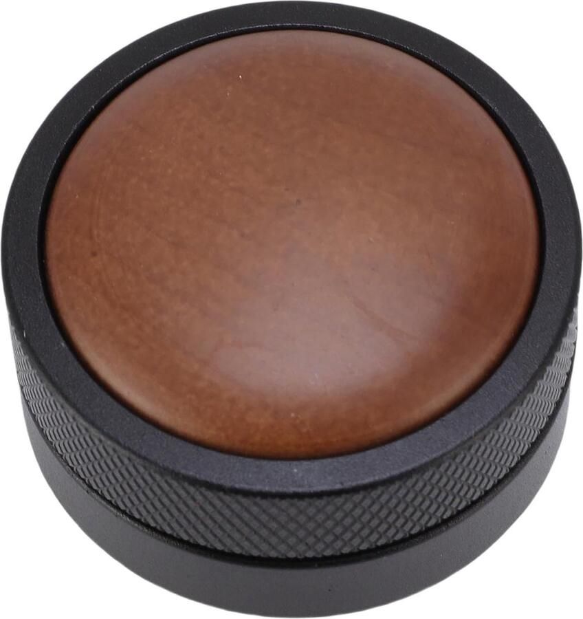 Palm Koffietamper Ergonomische Tamper Espresso Bereiden Constante Druk 53MM Walnoothout