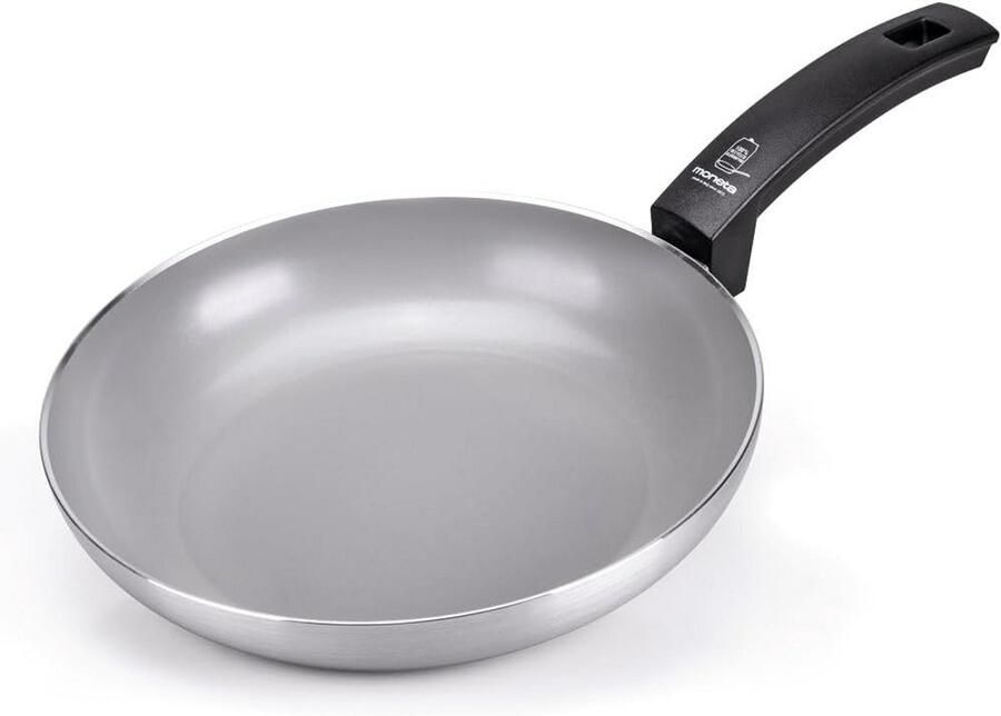 Pan 20 cm Gerecycled Aluminium met Natuurlijke FineGres Coating Geschikt voor Inductie