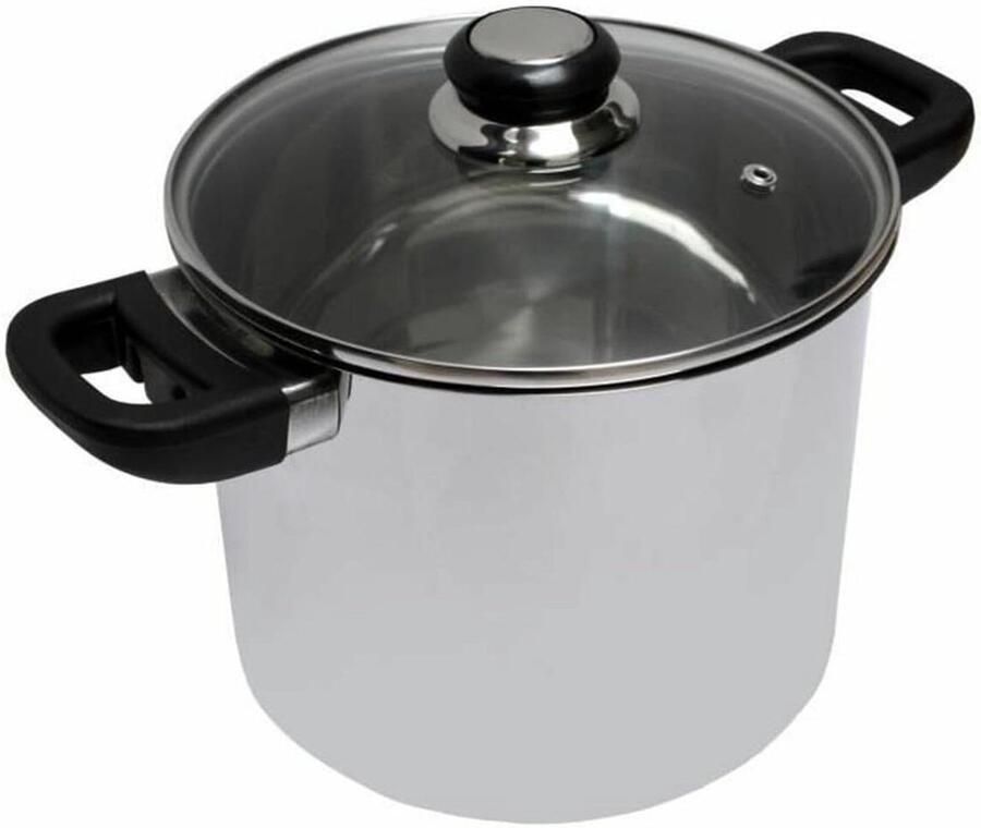 Pan Deksel Kookgerei Deksel Koken en Bakken Met Stoomgaatje 24 cm Zilver