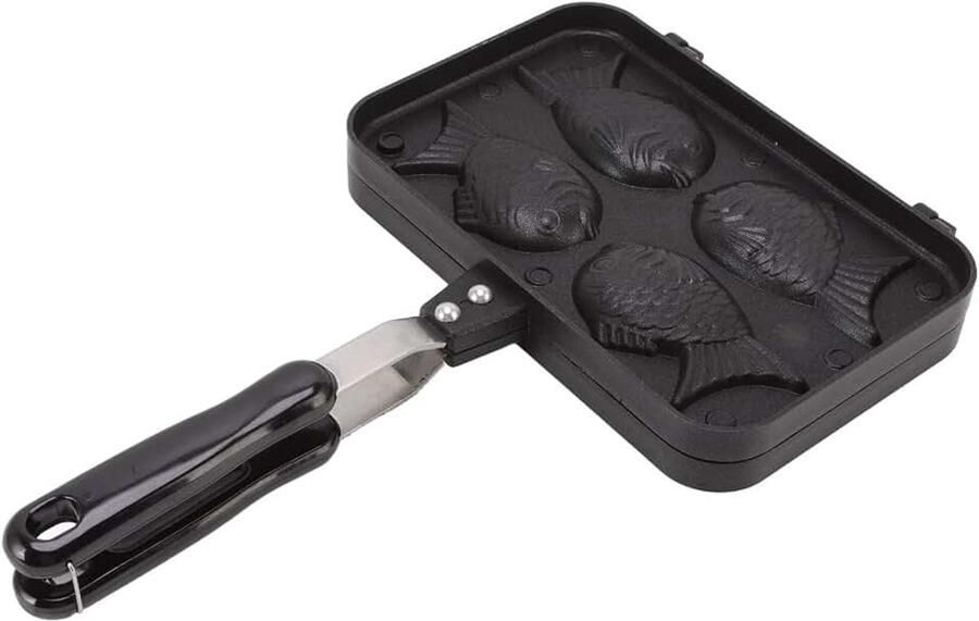 Pan Fish Shaped Cake Pan Waffle Cake Make Pan Non Stick Pancake Maker Double Baking Pan Wafel Bakvorm Plaat voor Thuis Keuken DIY Koken