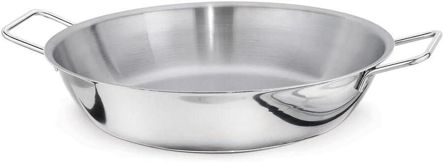 Pan met handgrepen Kookpan sauspan Koken en braden Vaatwasmachinebestendig 28 cm Grijs