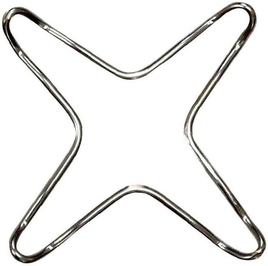 Pan Ondersteuning Kookplaat Accessoires Kleinere Pannen Plaatsen Universeel Gas Kookplaat 14 x 15cm Zilver