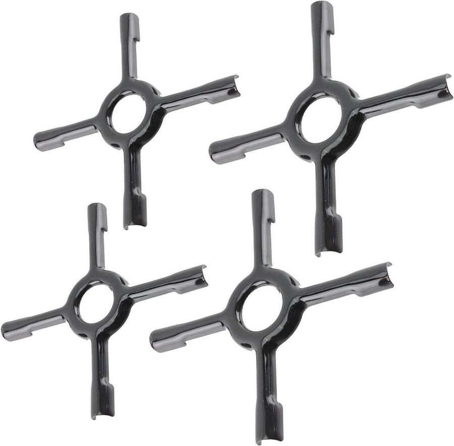 Pan Ondersteuning Kookplaat Trivet Stabiel Koken Universele Pasvorm 2x 130mm 2x 150mm Rood