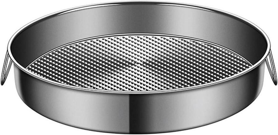 Pan Stoominzet Stoommand Keuken Gezond Koken Dubbele Handgrepen 24-32 cm Zilverkleurig