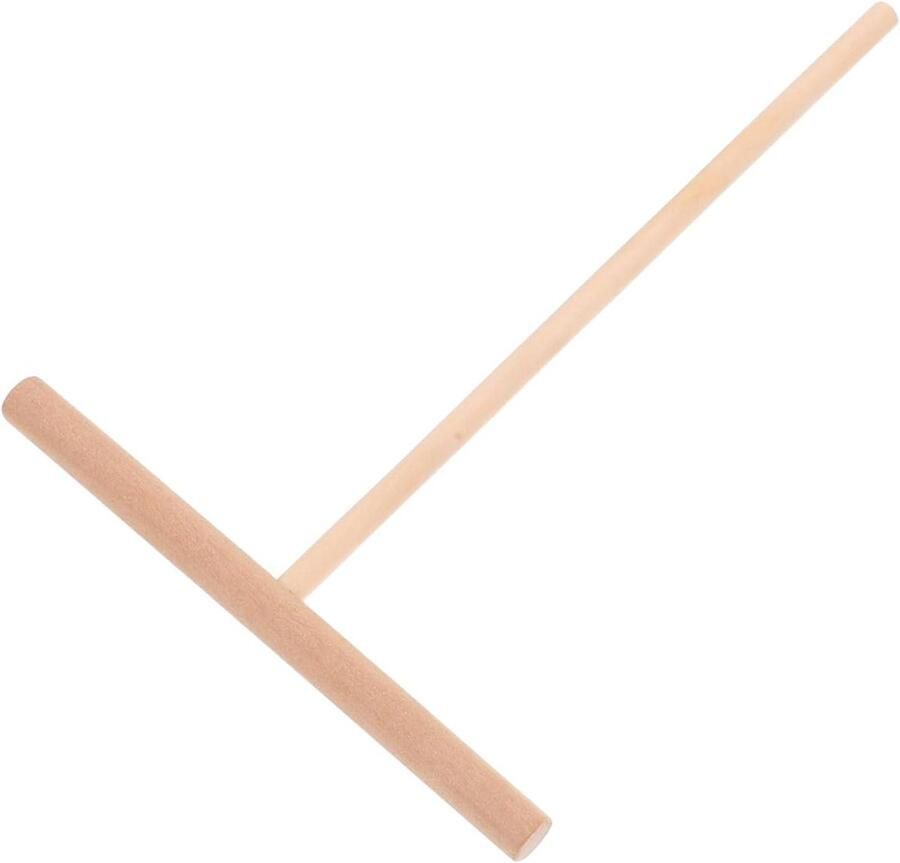 Pannenkoeken Spreider Beslag Verdeeler Pannenkoeken Bakken T-Vorm Ontwerp 15.50X12.00X0.90CM Beige