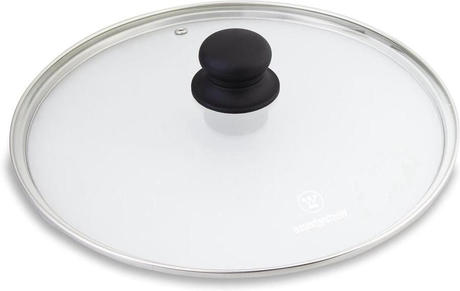 Pandeksel Glas Kookdeksel Pan Koken Zonder Kijken Met Stoomopening Ø 28 cm Transparant