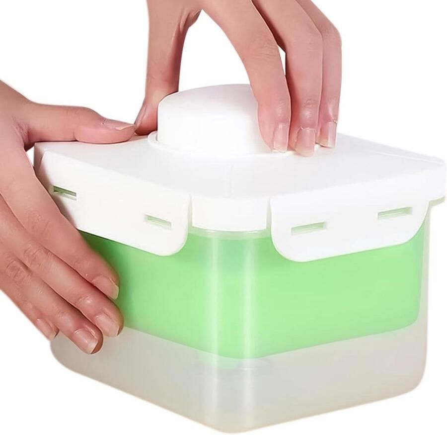 Paneer Maker Pers Kaaspers Afdruiprek Zelf Kaas Maken Drielaagse Structuur 16.4 x 14.4 x 14.4 cm