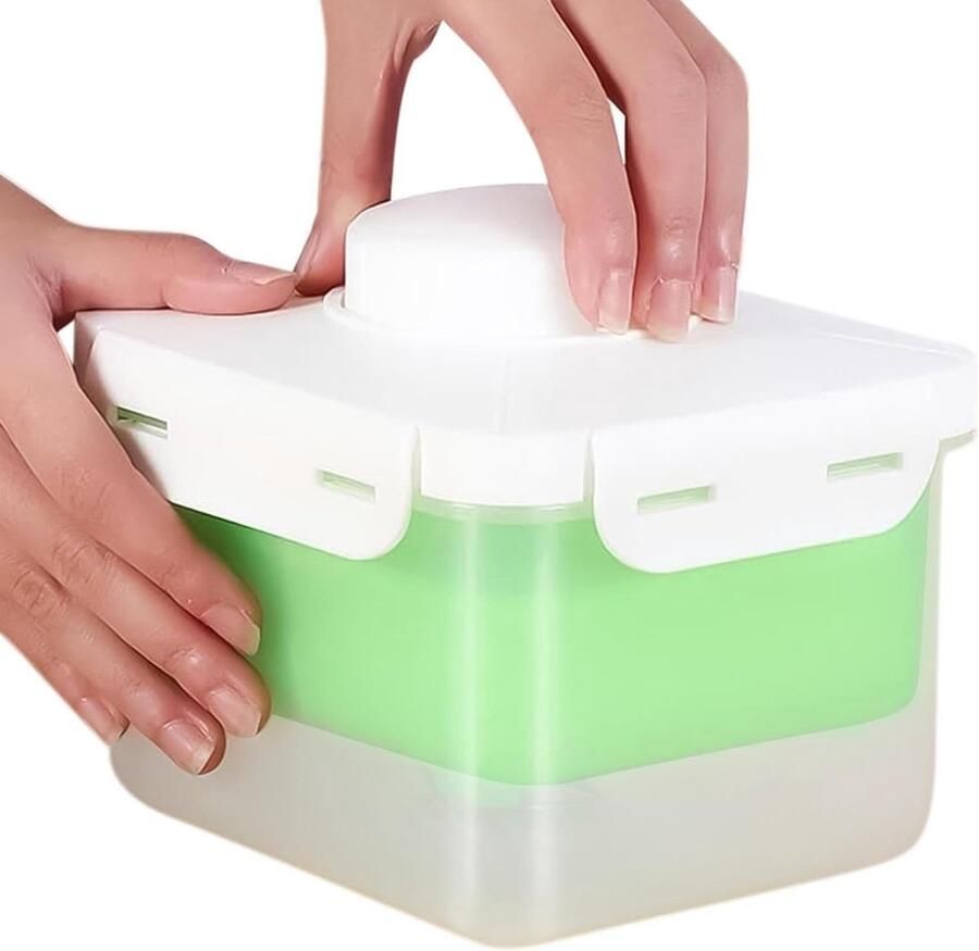 Paneer Pers Kaasmaker Kaas Maken Ingebouwde Drainage Tank 16.4 cm Groen