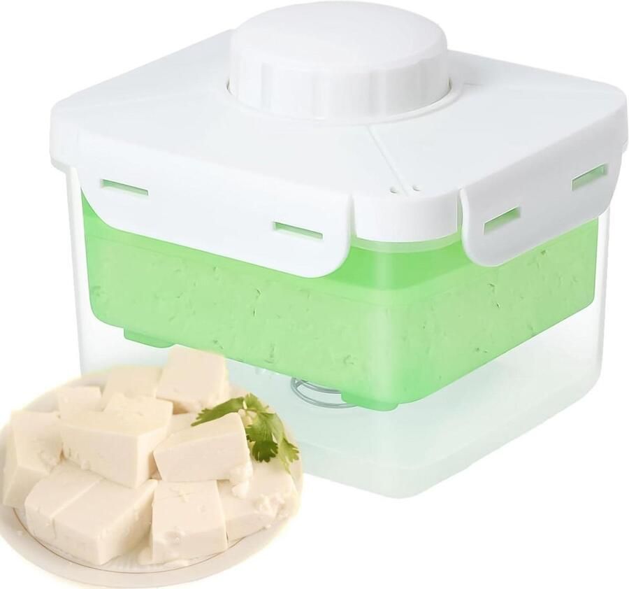 Paneer Pers Kaasvorm Draineerbak Kaas Maken Drielaags Drainageontwerp 155 cm Wit