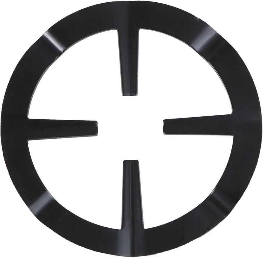 Panhouder Gasfornuis Wokrek Keuken Stabiel Koken Universele Pasvorm 13 cm Diameter Zwart