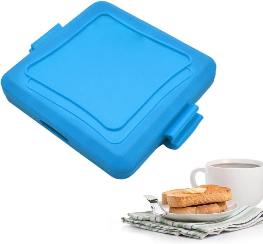 Panini Grill Sandwichmaker Elektrisch Snelle Maaltijden Draadloos Magnetron Energie 15 cm Breed Blauw
