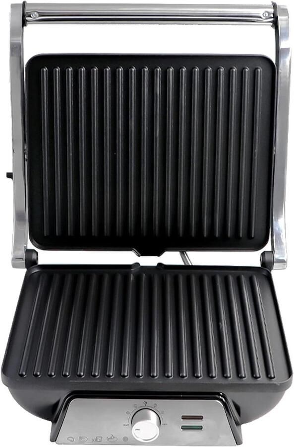 Panini Grill Tosti IJzer Grill Snelle Maaltijden Maken Dubbele Grillplaten Compact Formaat Groen