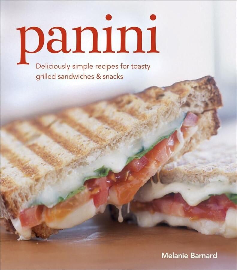 Panini Pers Tosti Apparaat Snacks Maken Compact Ontwerp 22 x 19 cm Zwart