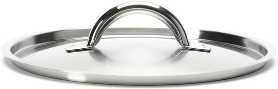 Pannen deksel Kookdeksel RVS Koken opwarmen Met handvat Diameter 20 cm Zilver
