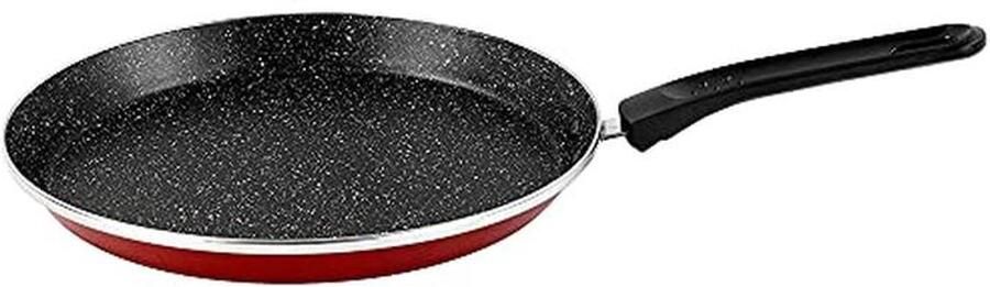 Pannen voor pannenkoeken 28 cm Rood geëmailleerd staal