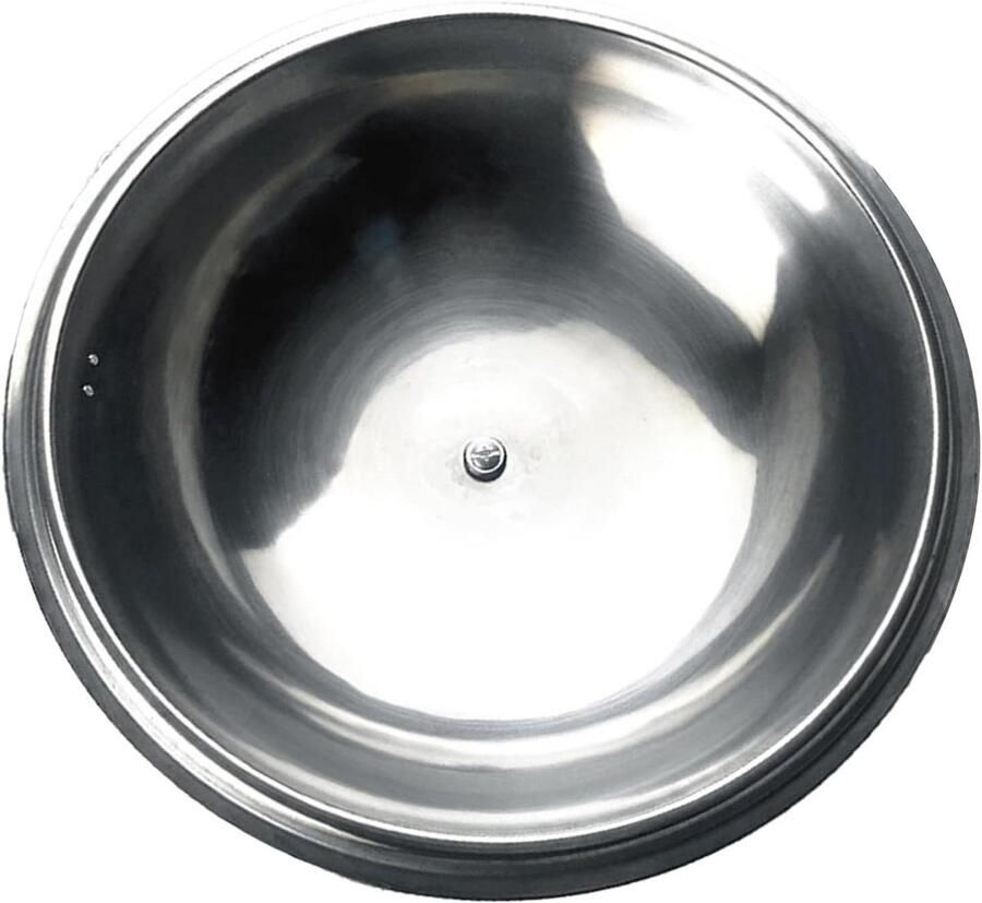 Pannendeksel Glas Kookdeksel RVS Koken en Sudderen Zichtbaar Koken 38 cm Zilver