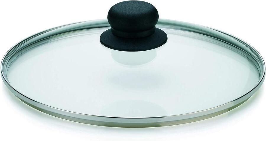 Pannendeksel Glazen Deksel Koken Hittebestendig Handvat 24 cm Transparant