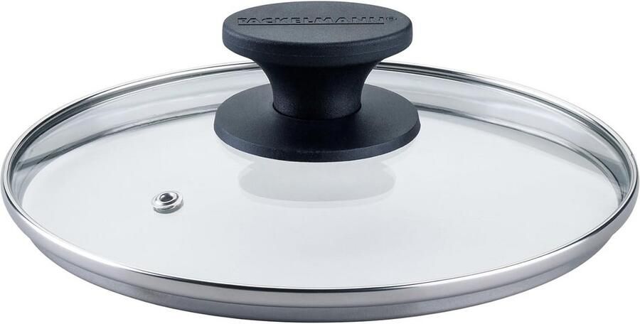 Pannendeksel Kookdeksel Koken en stoven Geïntegreerd stoomventiel 20 cm Zwart