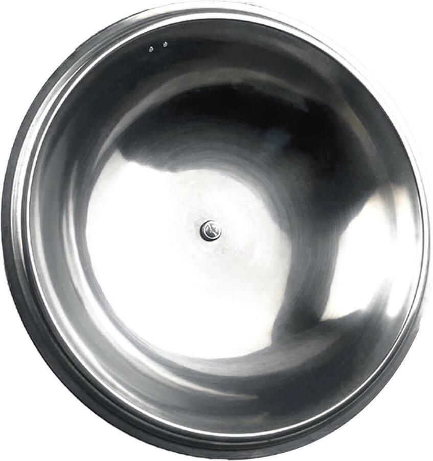 Pannendeksel Rond Kookdeksel Hoog Thuis Koken Met Visueel Glas 34 cm Zilver