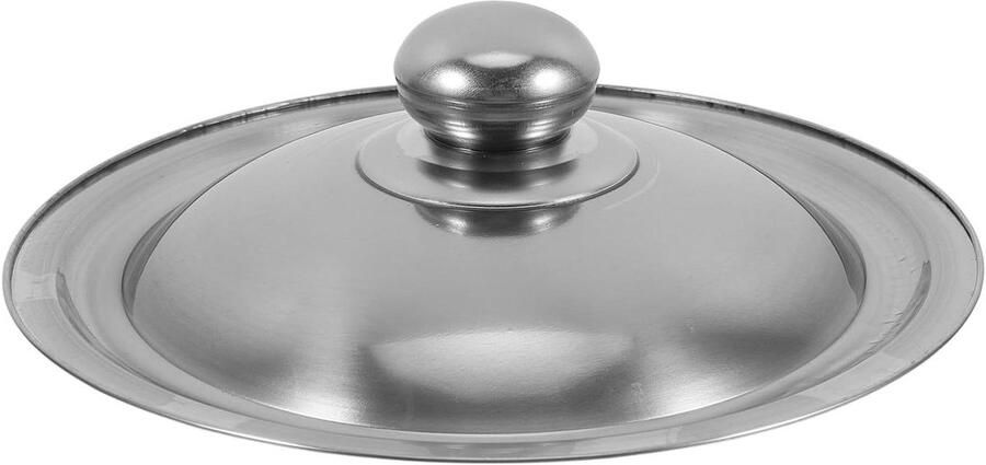 Pannendeksel RVS Kookgerei Deksel Koken en Bakken Vaatwasserbestendig 20 cm Diameter Zilver