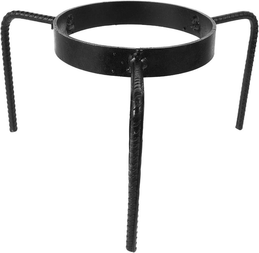 Pannendrager Gietijzer Kookplaathouder Wok Stabiel Koken Universele Compatibiliteit 27.5 cm Diameter Zilver