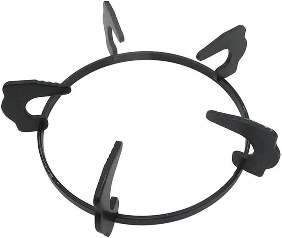 Pannenhouder Gasfornuis ring Koken Sterdesign 2 stuks Zwart