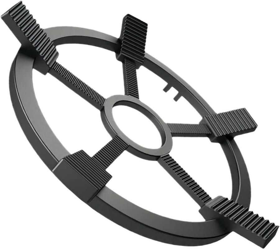 Pannenhouder Kookring Stabiel Koken Robuust Gietijzer 23.5 cm diameter Zwart