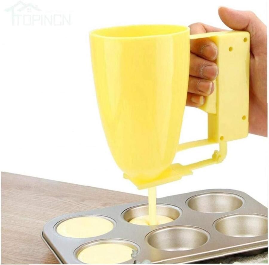 Pannenkoek Cupcake Batter Dispenser – Perfect voor Wafels Muffins en Crêpes