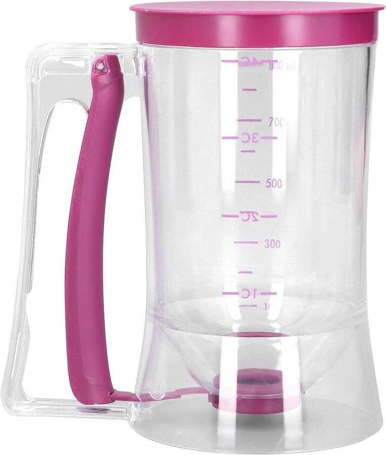 Pannenkoek Dispenser Beslag Schenker Beslag Verdelen Eenvoudige Bediening 19x17x12 cm Transparant