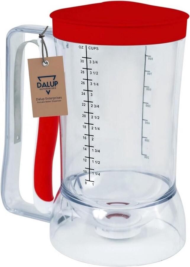 Pannenkoek en Cupcake Beslag Dispenser Rommelvrij Schenken met Nauwkeurige Portiecontrole