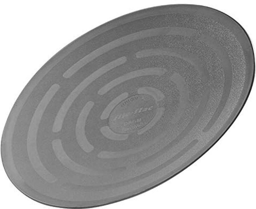 Pannenkoek- en omeletdraaier 26 cm rond kunststof zwart