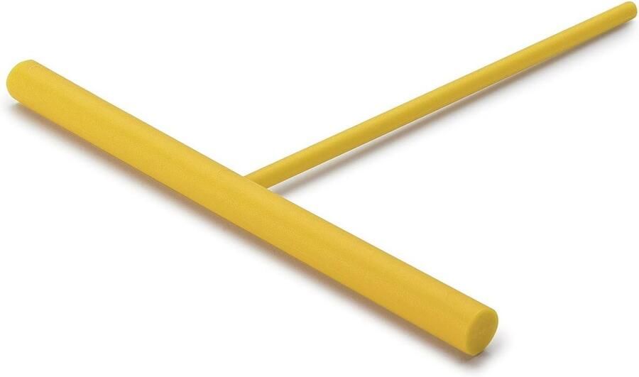 Pannenkoek Spatel Crêpe Keukenmes Bakken en Serveren Nylon Materiaal 24 x 21 cm Geel