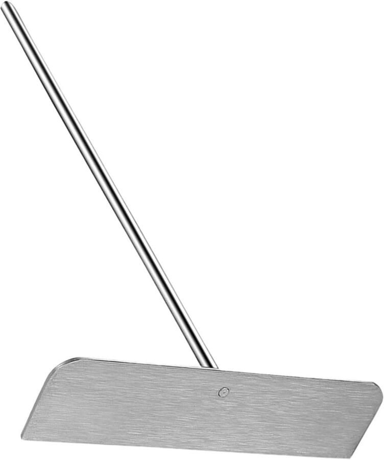 Pannenkoek Spatel Set Crêpe Gereedschap Bakplaat Keuken Roestvrij Staal 27x15cm Zilver