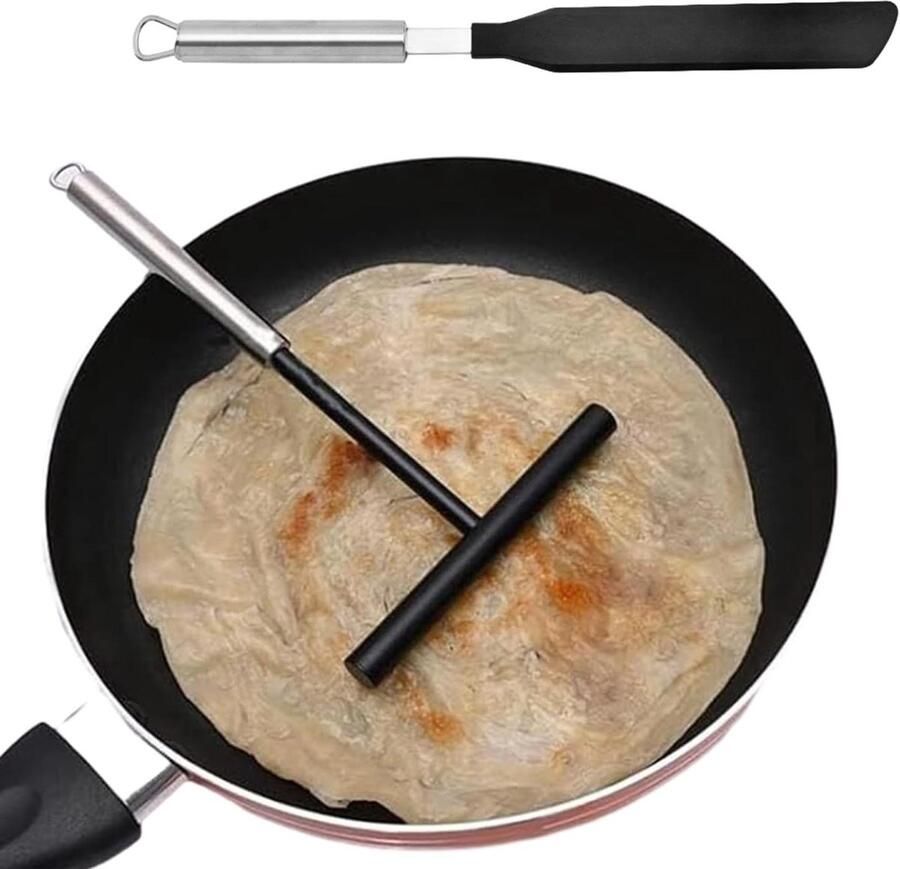 Pannenkoek Spatel Set Crêpe Verspreider Pannenkoeken Maken Roestvrij Staal 342 cm Spatel Meerkleurig