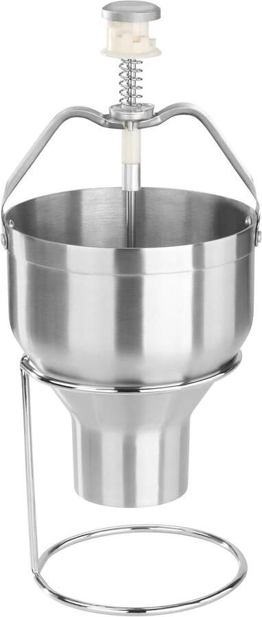 Pannenkoekdispenser Beslagdispenser Uniforme Pannenkoeken Maken Gedeeltelijke Controle Instellingen 3 Pond Zilver