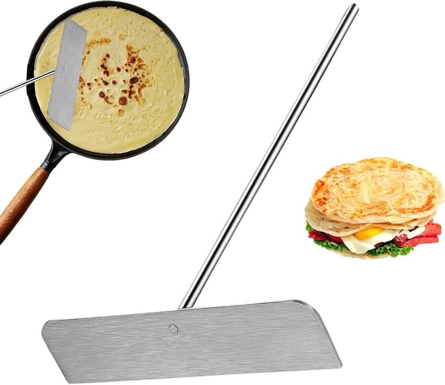 Pannenkoeken Schep Crepe Spreader Pannenkoeken Bakken Afneembare Grip 27 x 15 cm Multicolor