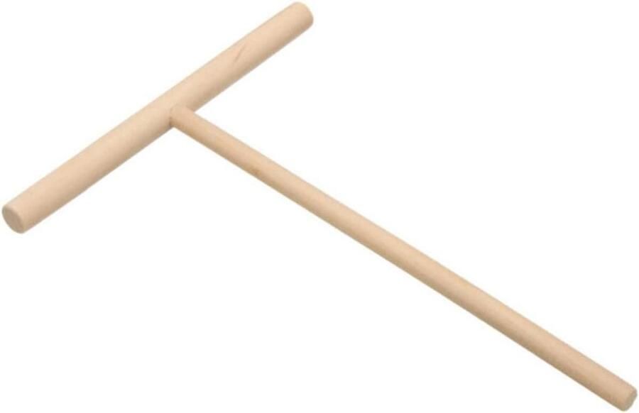 Pannenkoeken spatel Crêpe verdeler Gelijkmatig beslag Houten keukengereedschap 16 cm Houtkleur