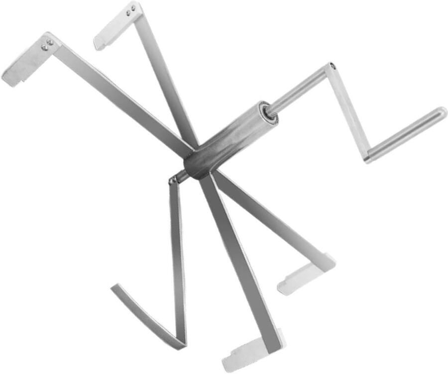 Pannenkoeken Spreider Crêpe Tool Beslag Verdelen Ergonomisch Ontwerp 10 L Zilver