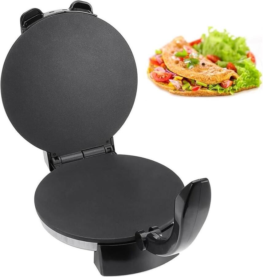 Pannenkoekenmachine Chapati Tortilla Maker Snelle Ontbijtjes Automatische Bediening 30cm Diameter