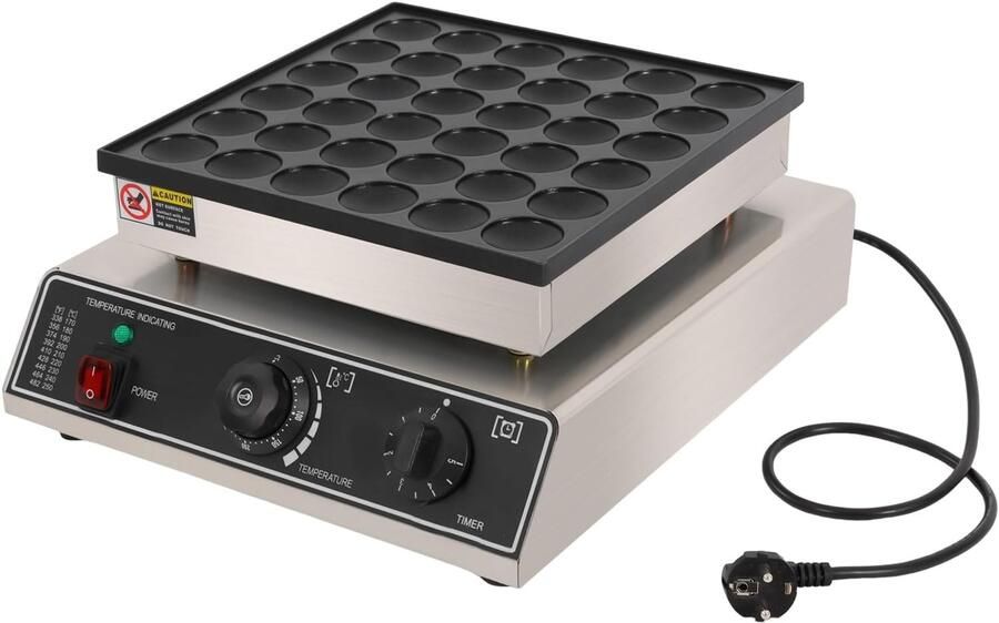 Pannenkoekenmachine Pancake Baker 36 vakken 4 cm 220 V EU voor