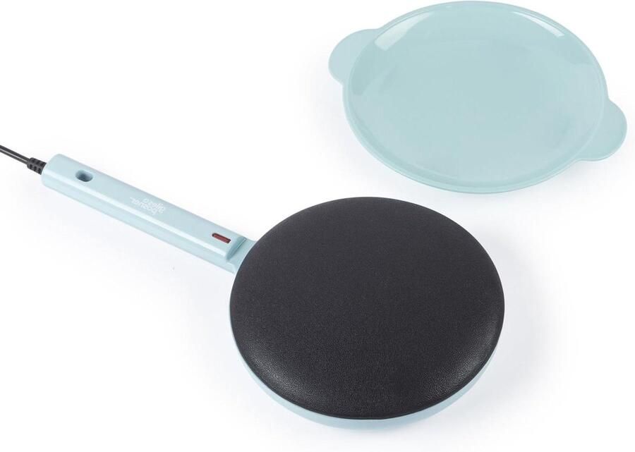 Pannenkoekenmaker Crêpemaker Pannenkoekenpan Snel Pannenkoeken Maken PFAS-vrije Antiaanbaklaag 20 cm Sorbetblauw